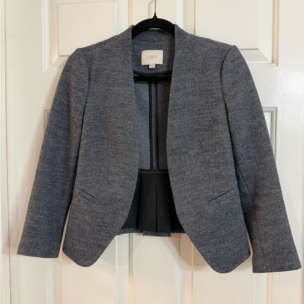 LOFT Women's Charcoal Blazer Jacket